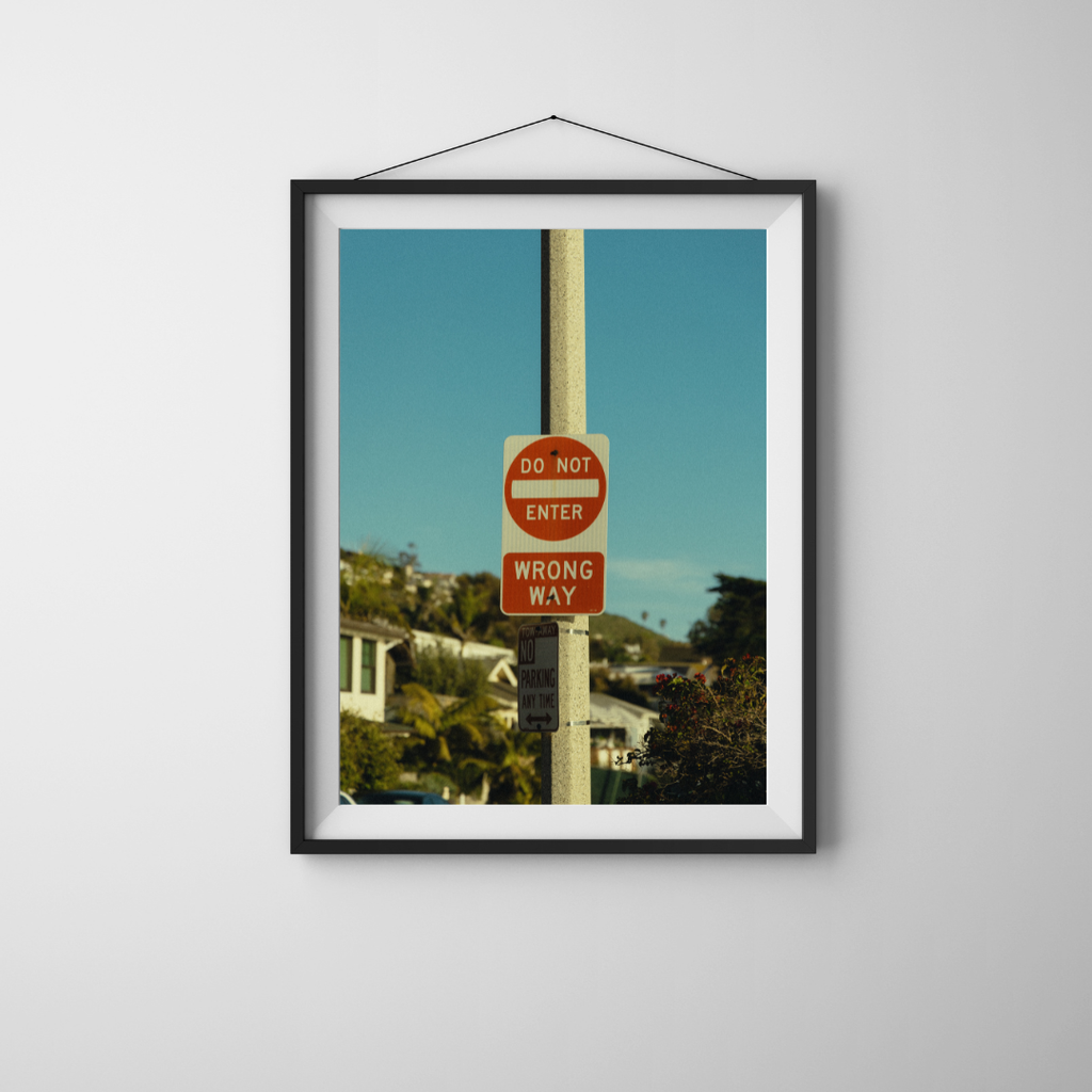 "TURN AROUND" PRINT (digital)