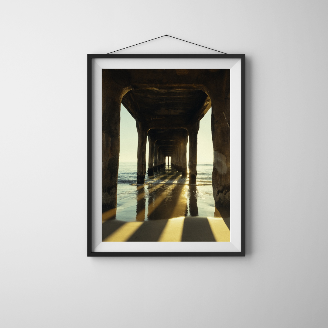 "UNDER THE PIER" PRINT (digital)